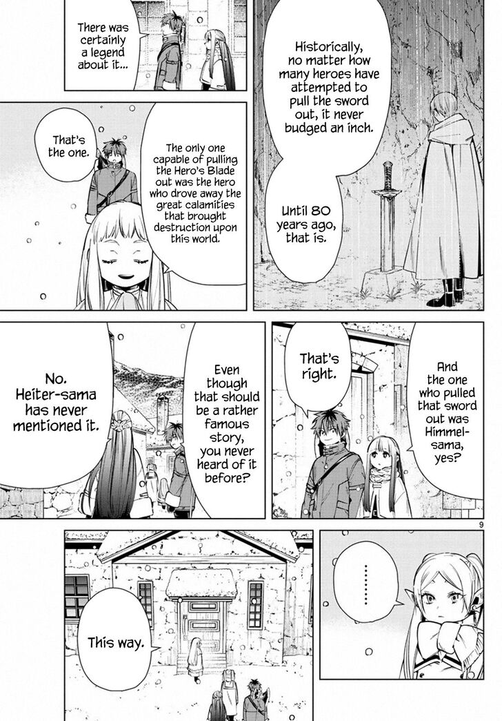 Sousou no Frieren Chapter 25 page 9 - Chapter 25: The Village of the Sword
