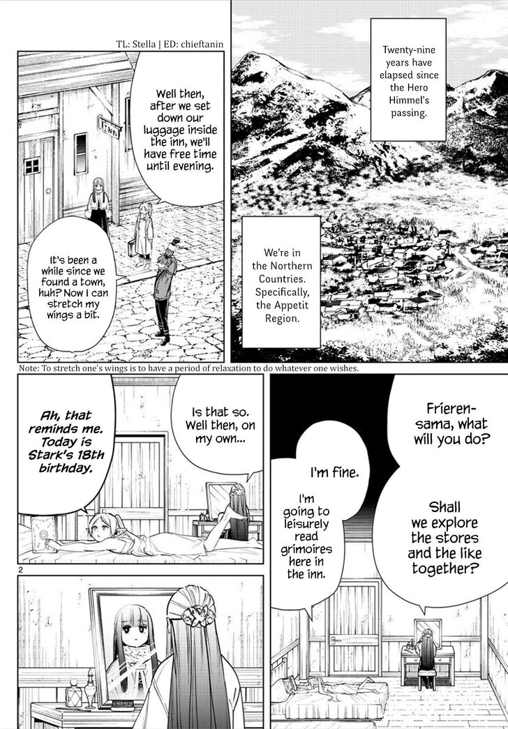 Sousou no Frieren Chapter 26 page 2 - Chapter 26: A Gift to a Warrior