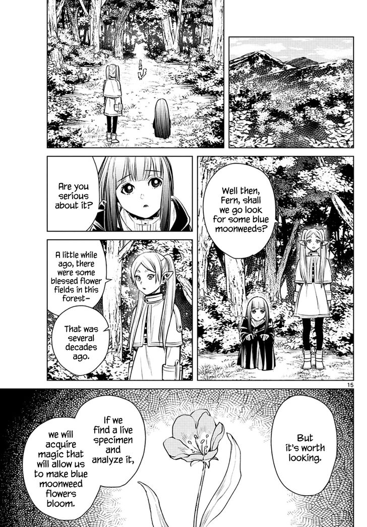 Sousou no Frieren Chapter 3 page 15 - Chapter 3: Blue-Moon Weed