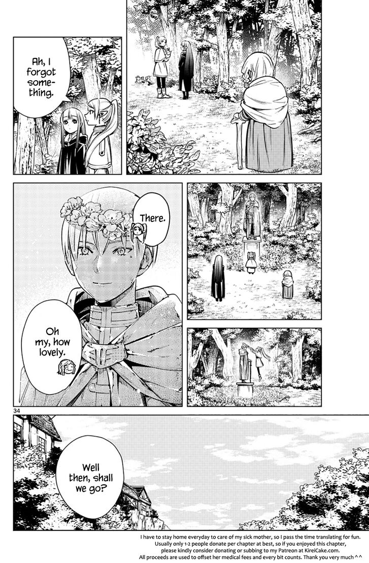 Sousou no Frieren Chapter 3 page 34 - Chapter 3: Blue-Moon Weed