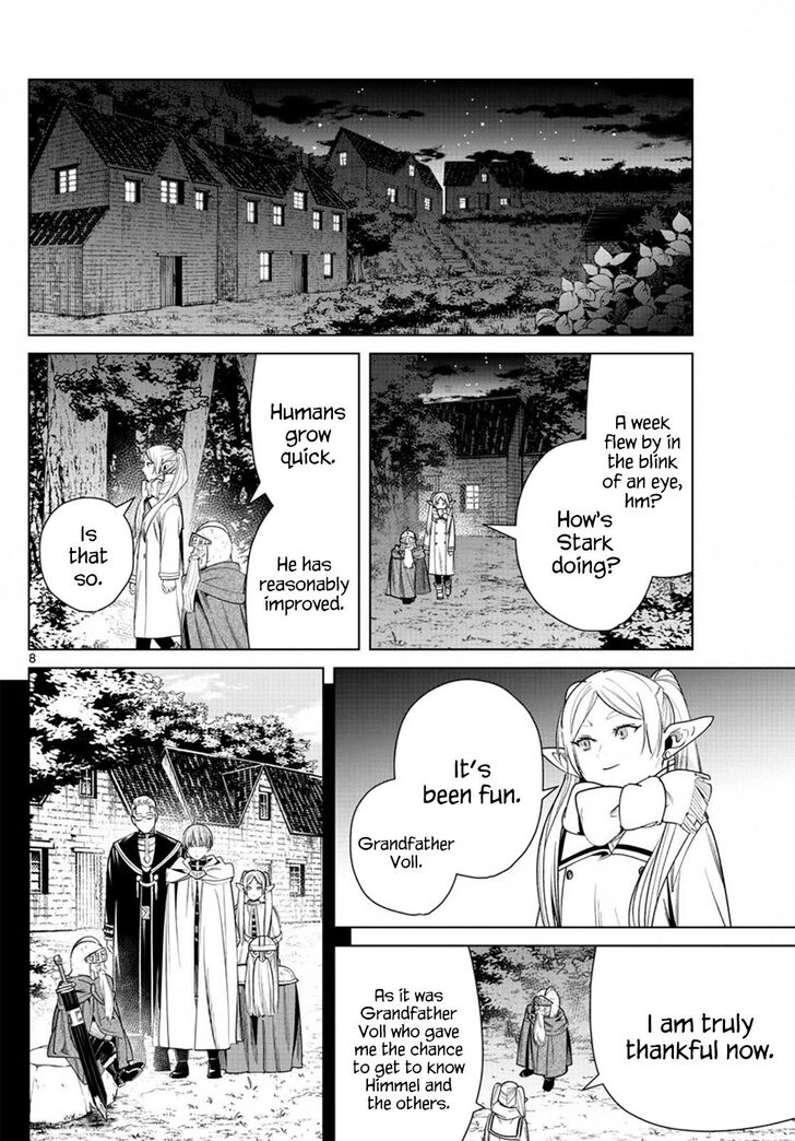 Sousou no Frieren Chapter 33 page 8 - Chapter 33: Old Man Voll
