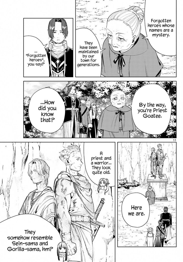 Sousou no Frieren Chapter 34 page 11 - Chapter 34: The Statues of Heroes