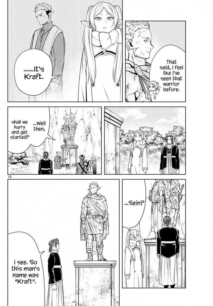 Sousou no Frieren Chapter 34 page 12 - Chapter 34: The Statues of Heroes