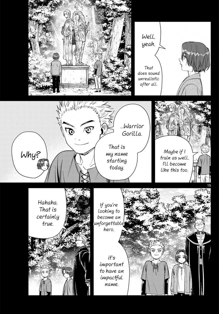 Sousou no Frieren Chapter 34 page 15 - Chapter 34: The Statues of Heroes