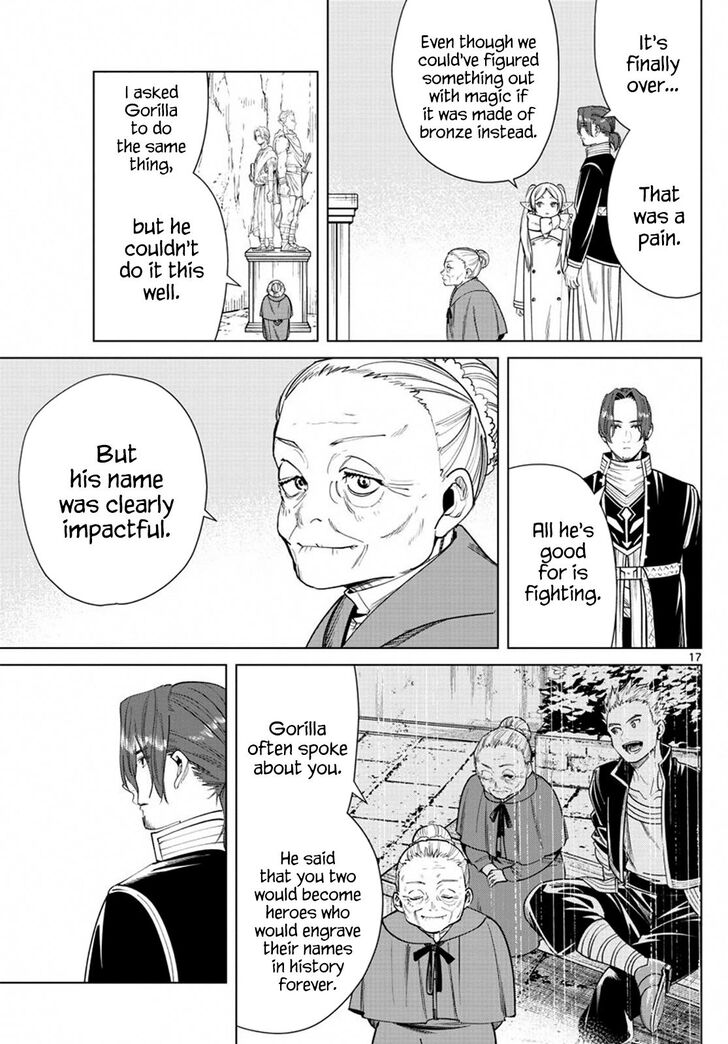 Sousou no Frieren Chapter 34 page 17 - Chapter 34: The Statues of Heroes