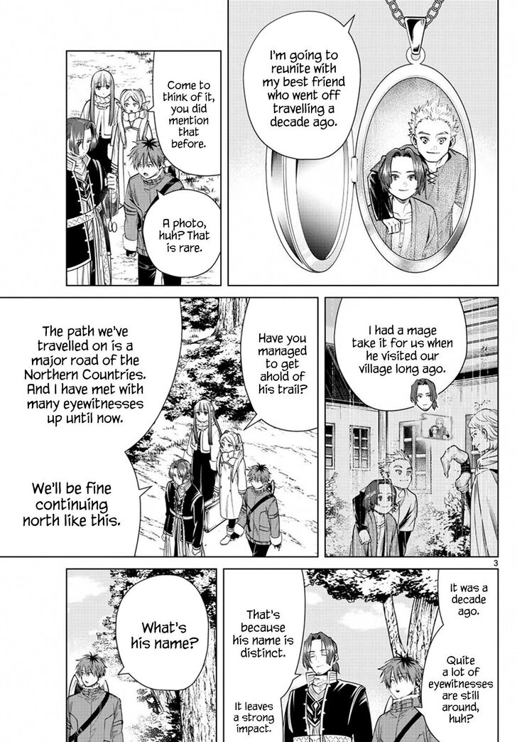 Sousou no Frieren Chapter 34 page 3 - Chapter 34: The Statues of Heroes