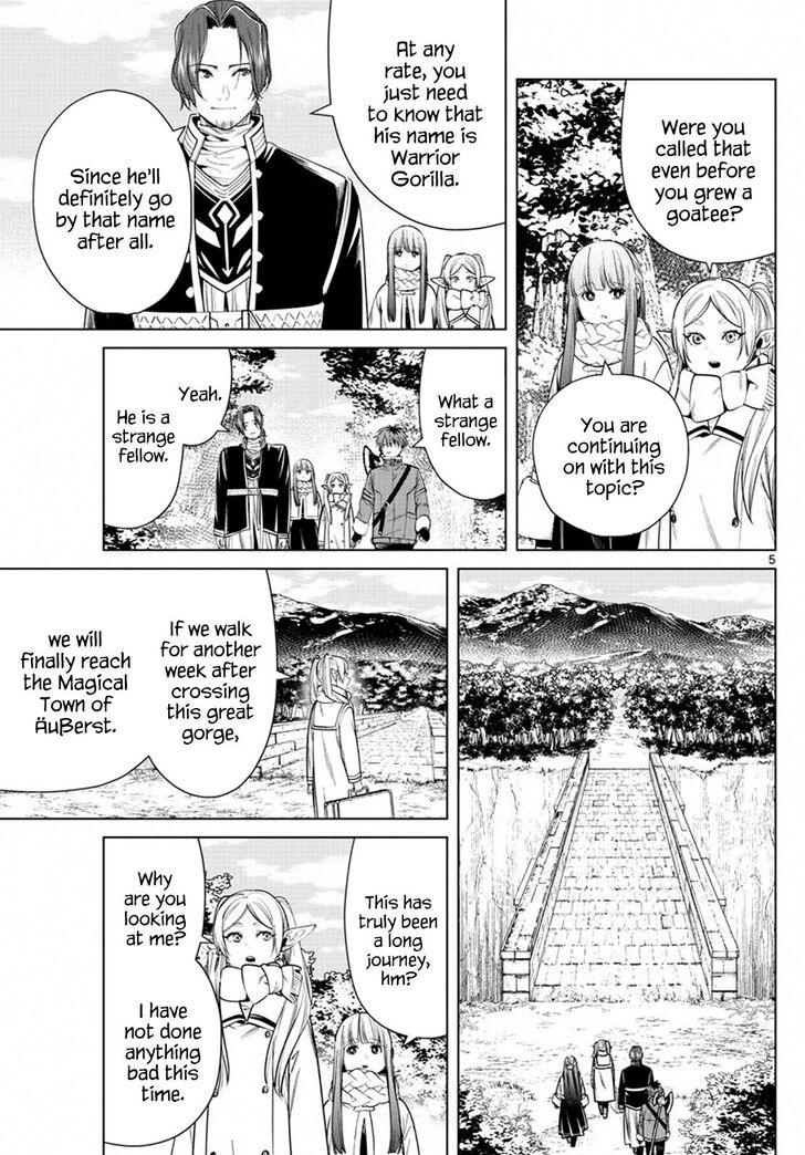 Sousou no Frieren Chapter 34 page 5 - Chapter 34: The Statues of Heroes