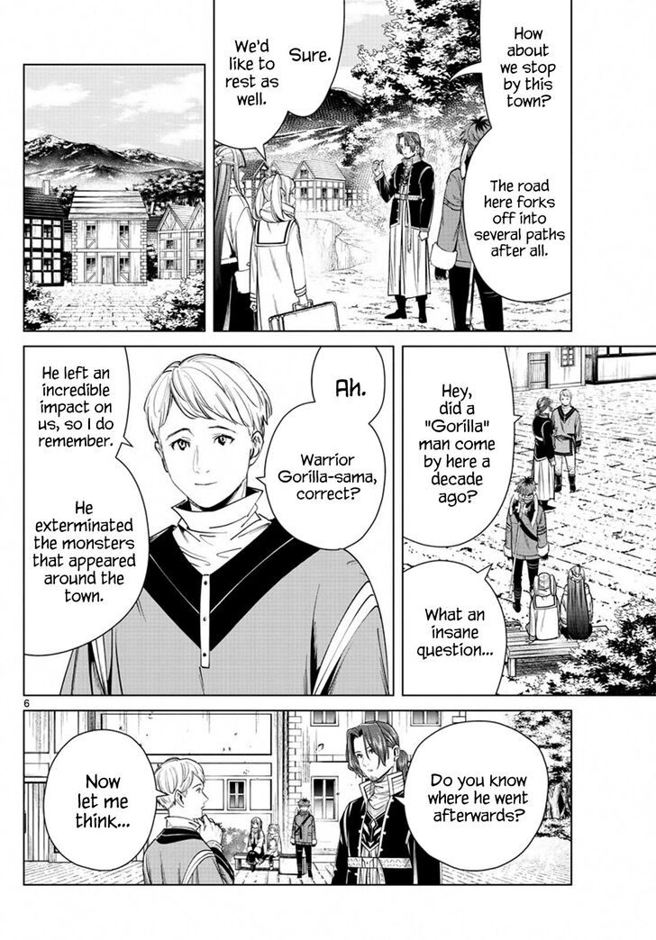 Sousou no Frieren Chapter 34 page 6 - Chapter 34: The Statues of Heroes