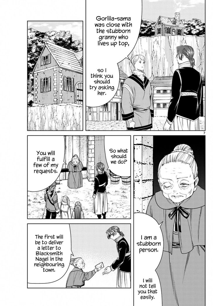Sousou no Frieren Chapter 34 page 7 - Chapter 34: The Statues of Heroes