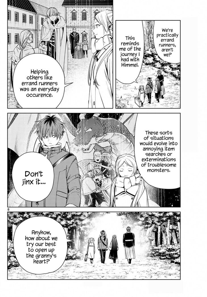 Sousou no Frieren Chapter 34 page 8 - Chapter 34: The Statues of Heroes