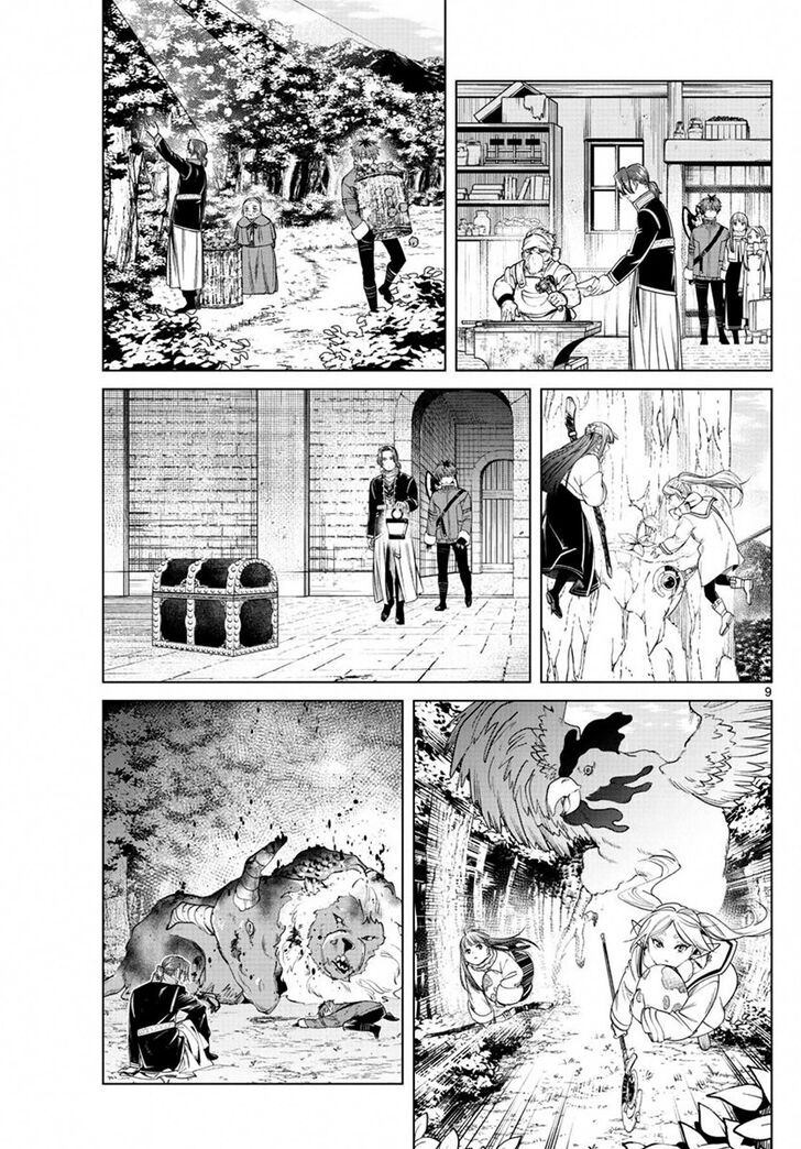 Sousou no Frieren Chapter 34 page 9 - Chapter 34: The Statues of Heroes