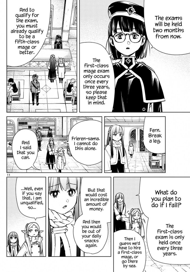 Sousou no Frieren Chapter 37 page 11 - Chapter 37: The First-Class Exam