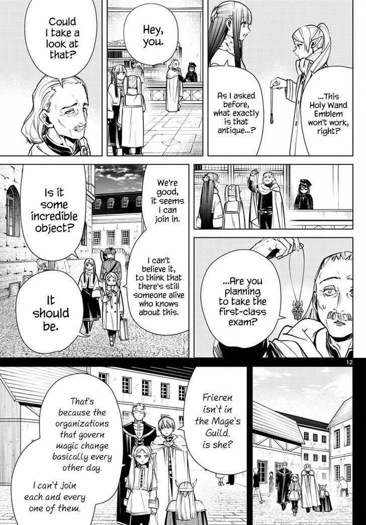 Sousou no Frieren Chapter 37 page 12 - Chapter 37: The First-Class Exam