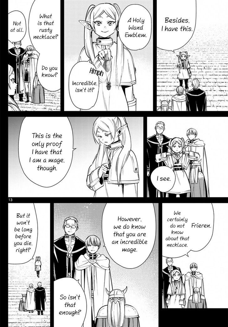 Sousou no Frieren Chapter 37 page 13 - Chapter 37: The First-Class Exam