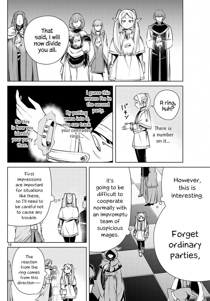 Sousou no Frieren Chapter 37 page 19 - Chapter 37: The First-Class Exam