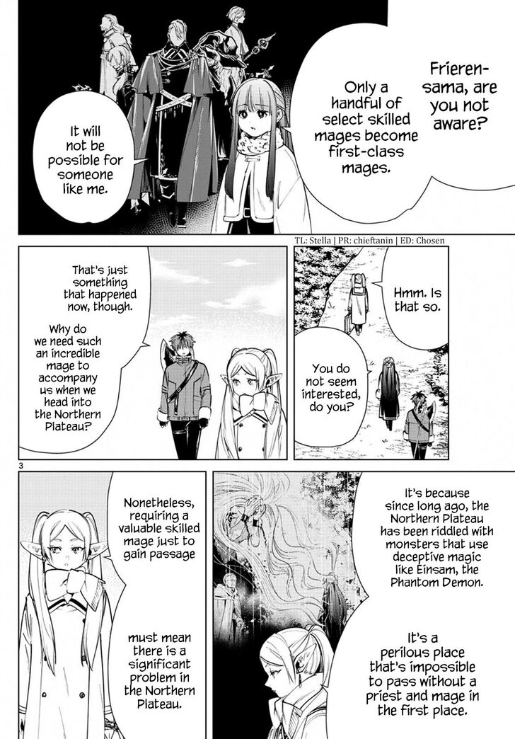 Sousou no Frieren Chapter 37 page 3 - Chapter 37: The First-Class Exam