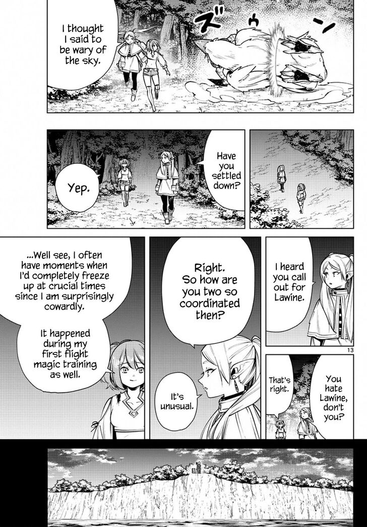 Sousou no Frieren Chapter 38 page 13 - Chapter 38: Stille—Meteoric Iron Bird
