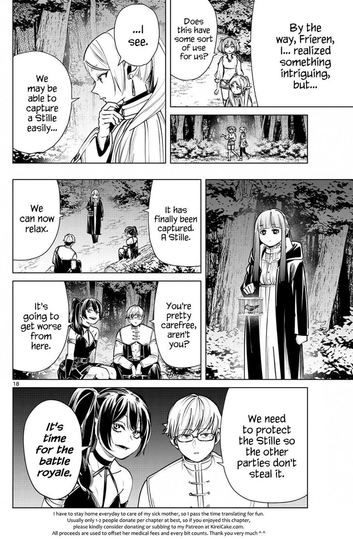 Sousou no Frieren Chapter 38 page 18 - Chapter 38: Stille—Meteoric Iron Bird