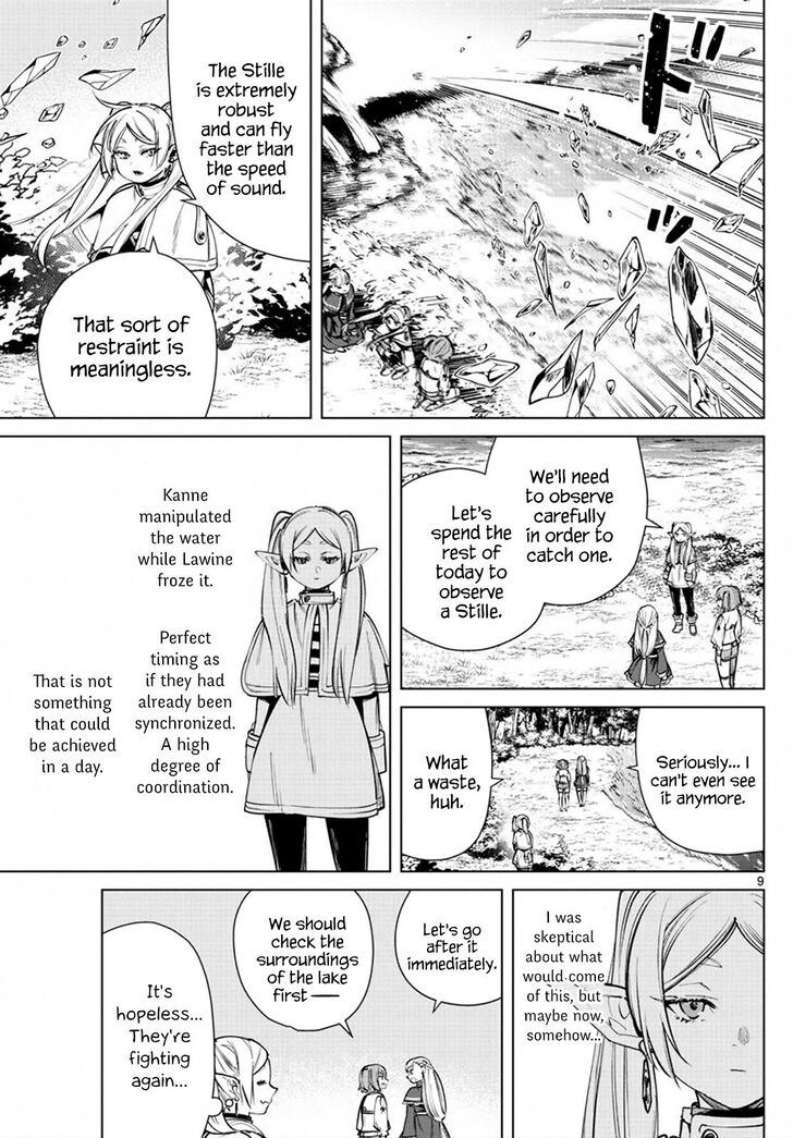 Sousou no Frieren Chapter 38 page 9 - Chapter 38: Stille—Meteoric Iron Bird