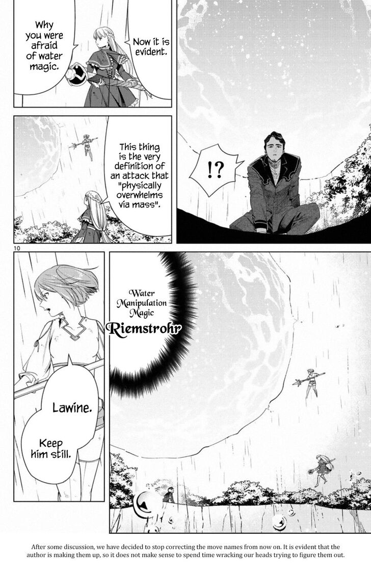 Sousou no Frieren Chapter 45 page 9 - Chapter 45: Water-Manipulation Magic