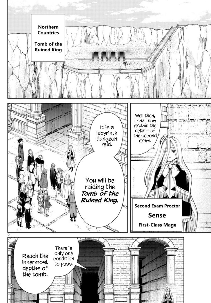 Sousou no Frieren Chapter 48 page 2 - Chapter 48: The Ruins of the King's Tomb