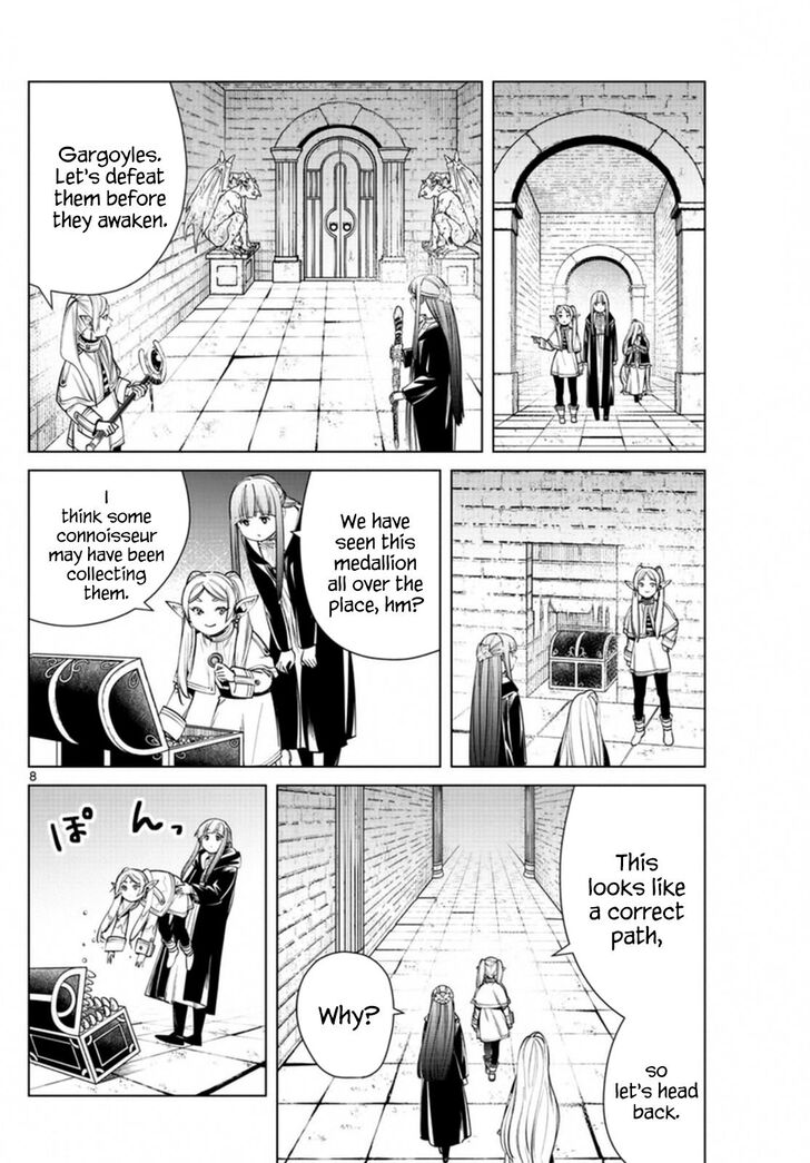 Sousou no Frieren Chapter 49 page 8 - Chapter 49: Dungeons and Magical Items