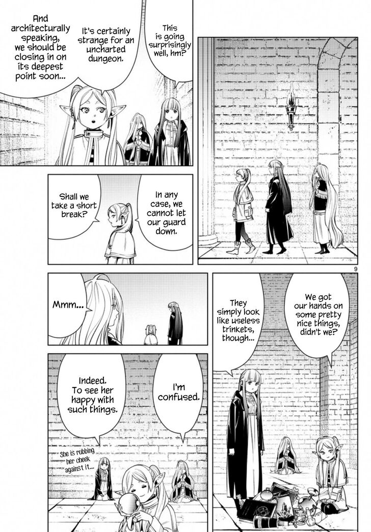 Sousou no Frieren Chapter 49 page 9 - Chapter 49: Dungeons and Magical Items