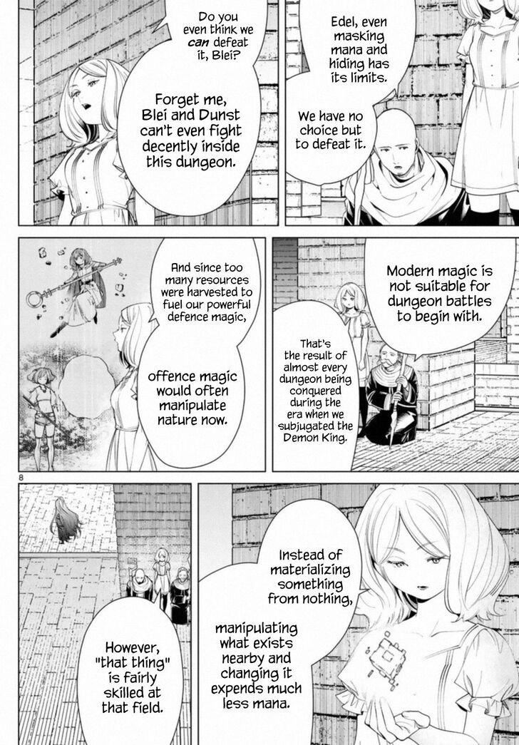 Sousou no Frieren Chapter 51 page 8 - Chapter 51: Dungeon Battle