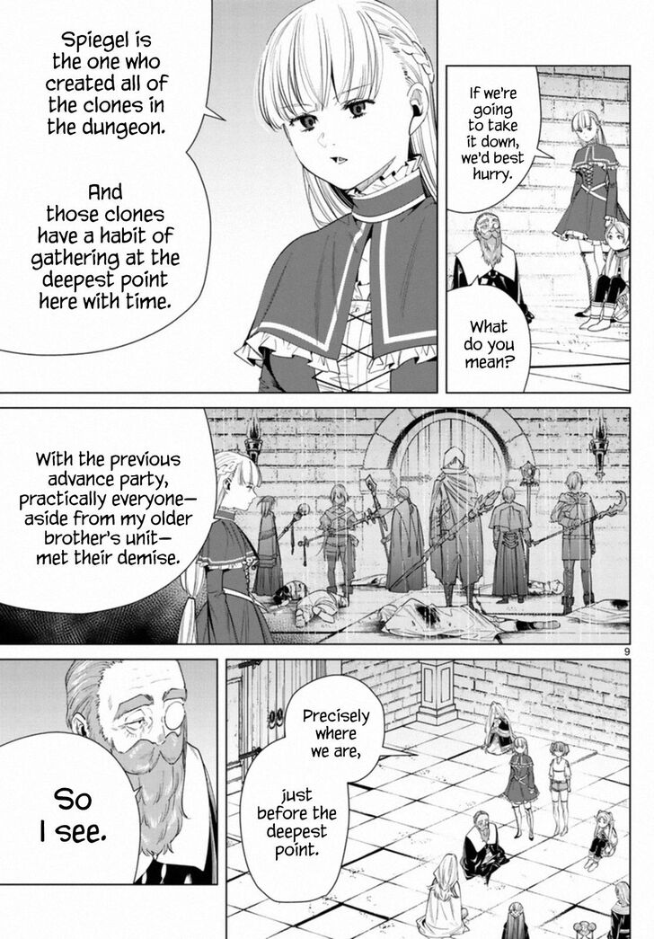 Sousou no Frieren Chapter 52 page 9 - Chapter 52: Strategy Meeting