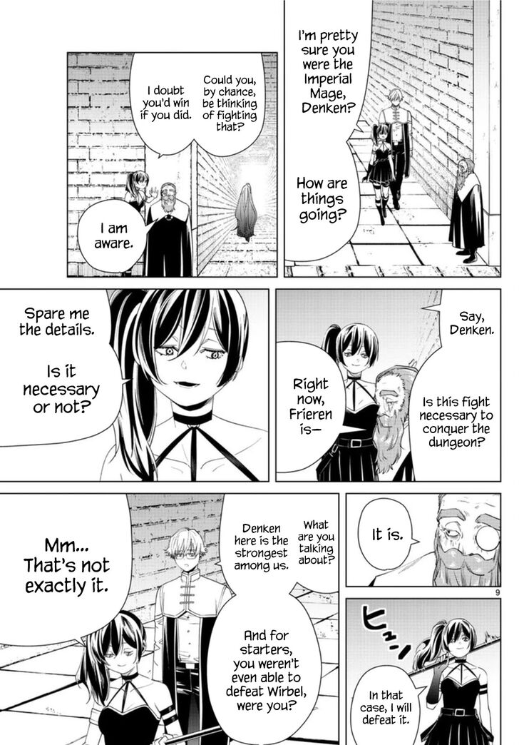 Sousou no Frieren Chapter 54 page 9 - Chapter 54: A Spell that Slashes Almost Anything