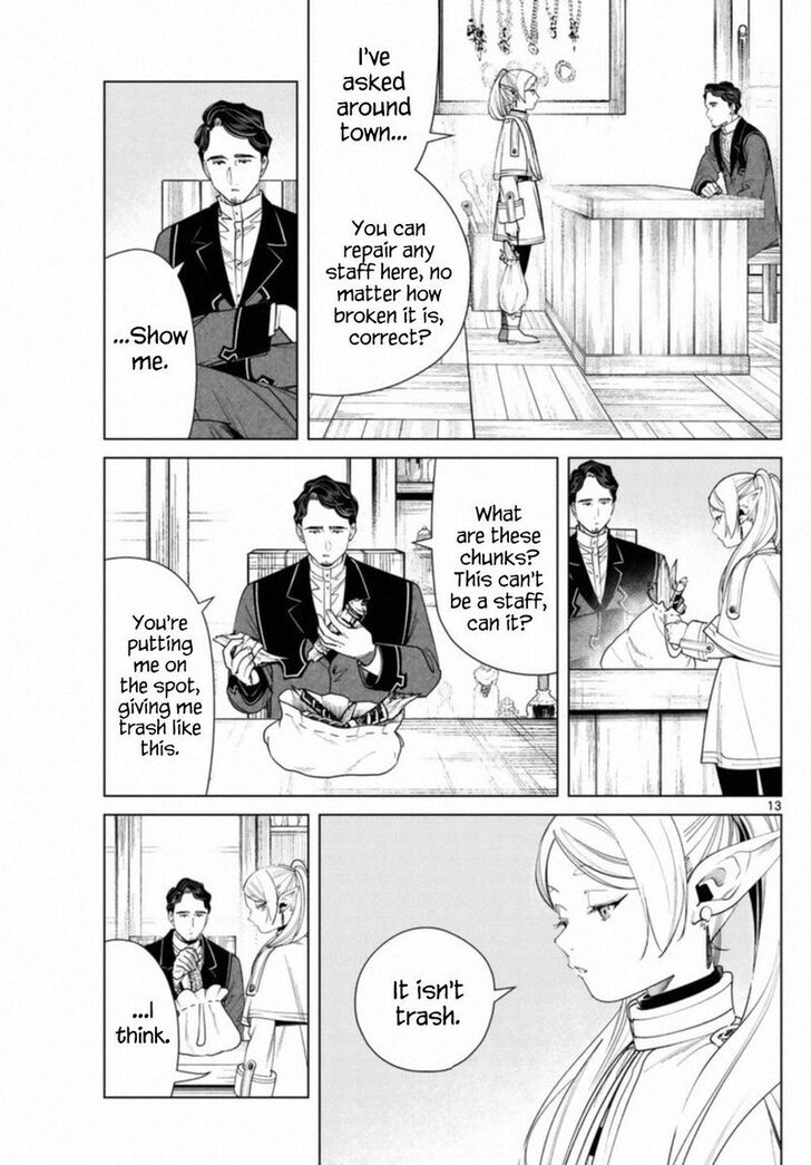 Sousou no Frieren Chapter 56 page 13 - Chapter 56: Fern's Staff