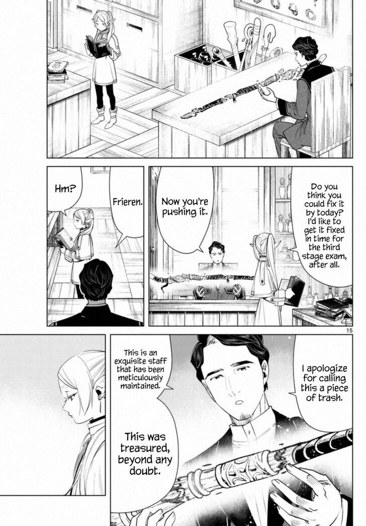 Sousou no Frieren Chapter 56 page 15 - Chapter 56: Fern's Staff