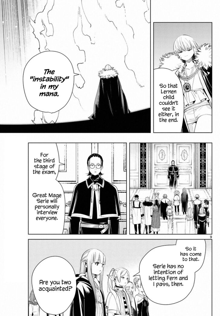 Sousou no Frieren Chapter 57 page 9 - Chapter 57: The Third Exam