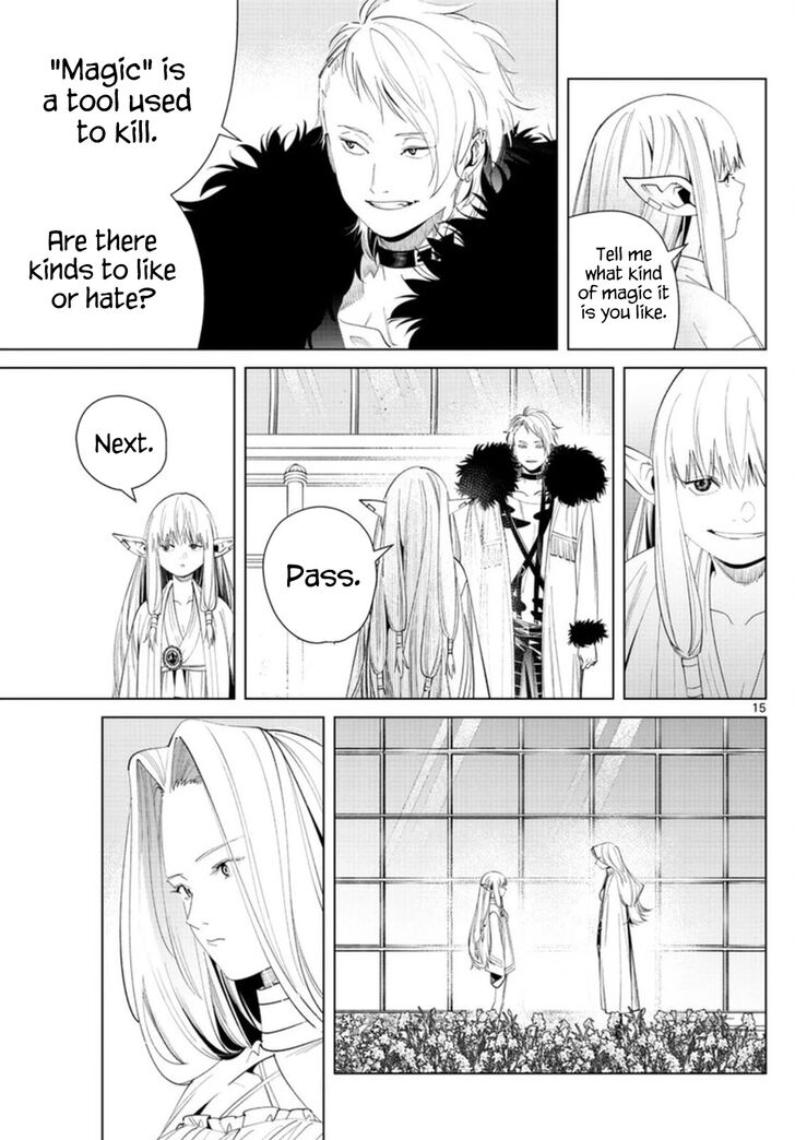 Sousou no Frieren Chapter 58 page 15 - Chapter 58: Serie's Intuition