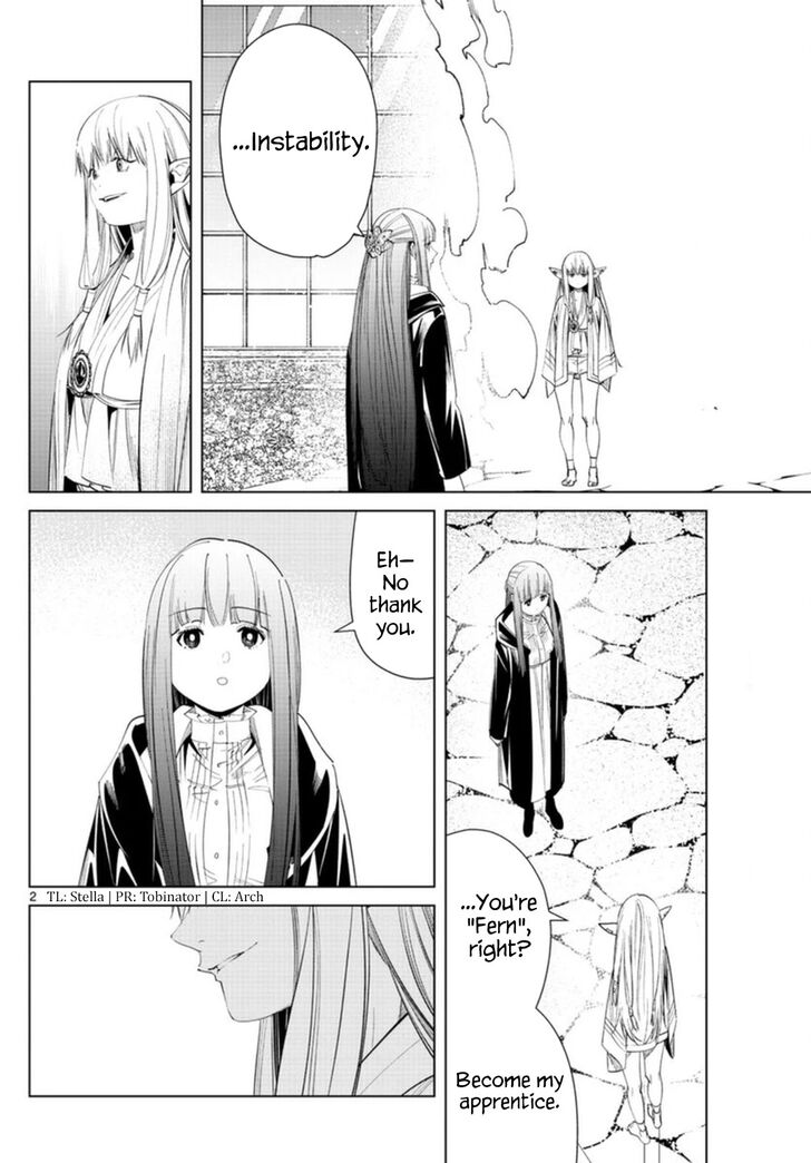 Sousou no Frieren Chapter 58 page 2 - Chapter 58: Serie's Intuition