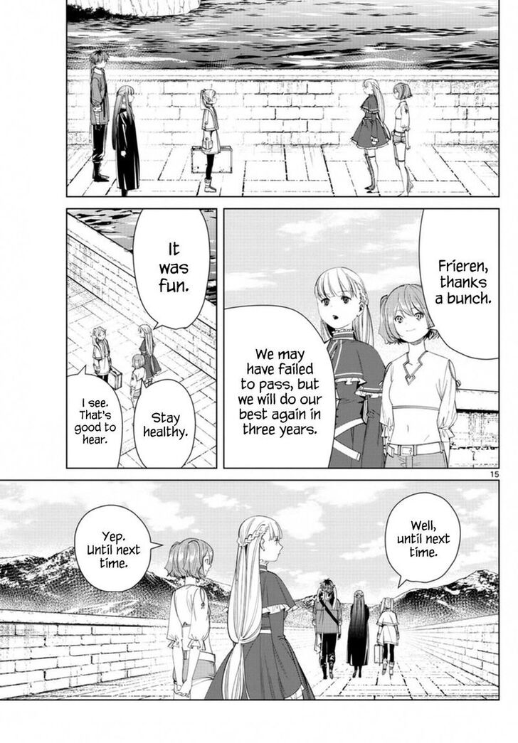 Sousou no Frieren Chapter 60 page 15 - Chapter 60: Departure and Farewell