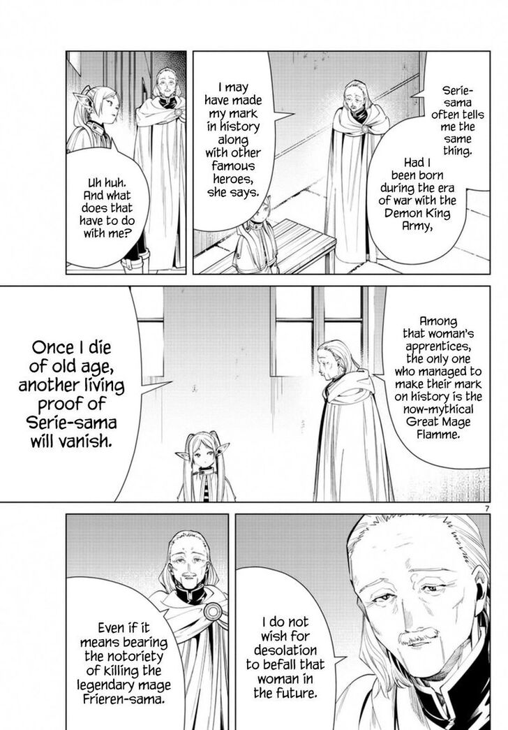 Sousou no Frieren Chapter 60 page 7 - Chapter 60: Departure and Farewell