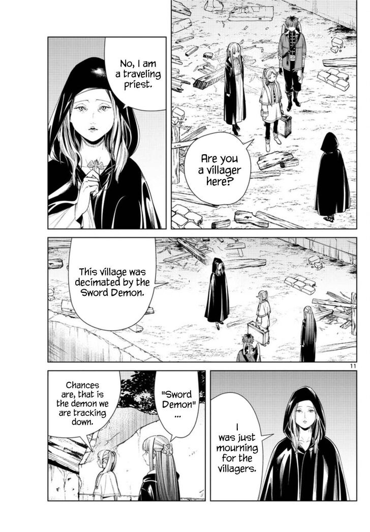 Sousou no Frieren Chapter 64 page 11 - Chapter 64: The Demon with a Sword