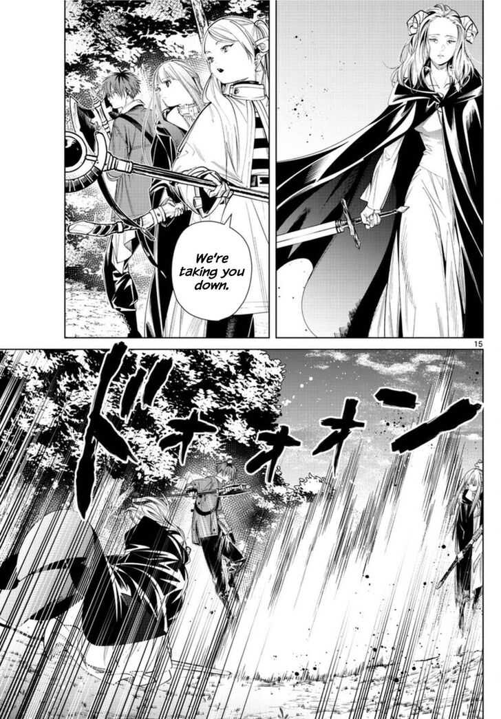 Sousou no Frieren Chapter 64 page 15 - Chapter 64: The Demon with a Sword