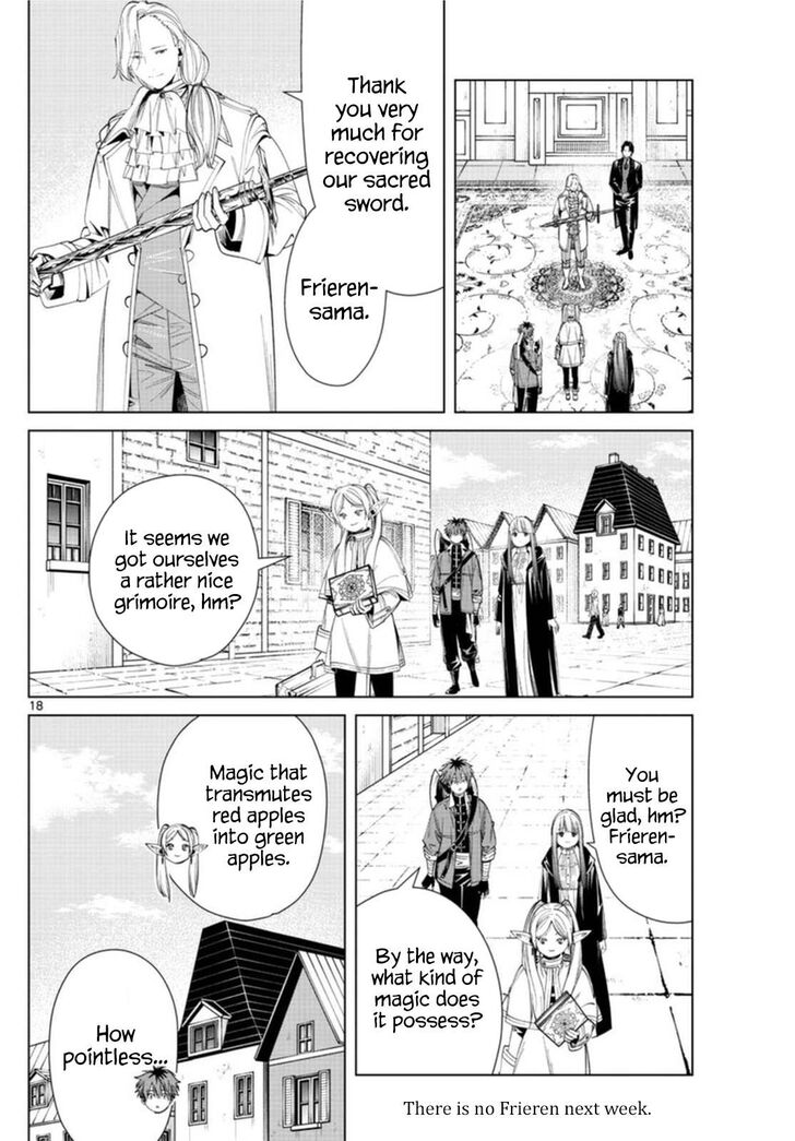 Sousou no Frieren Chapter 64 page 18 - Chapter 64: The Demon with a Sword