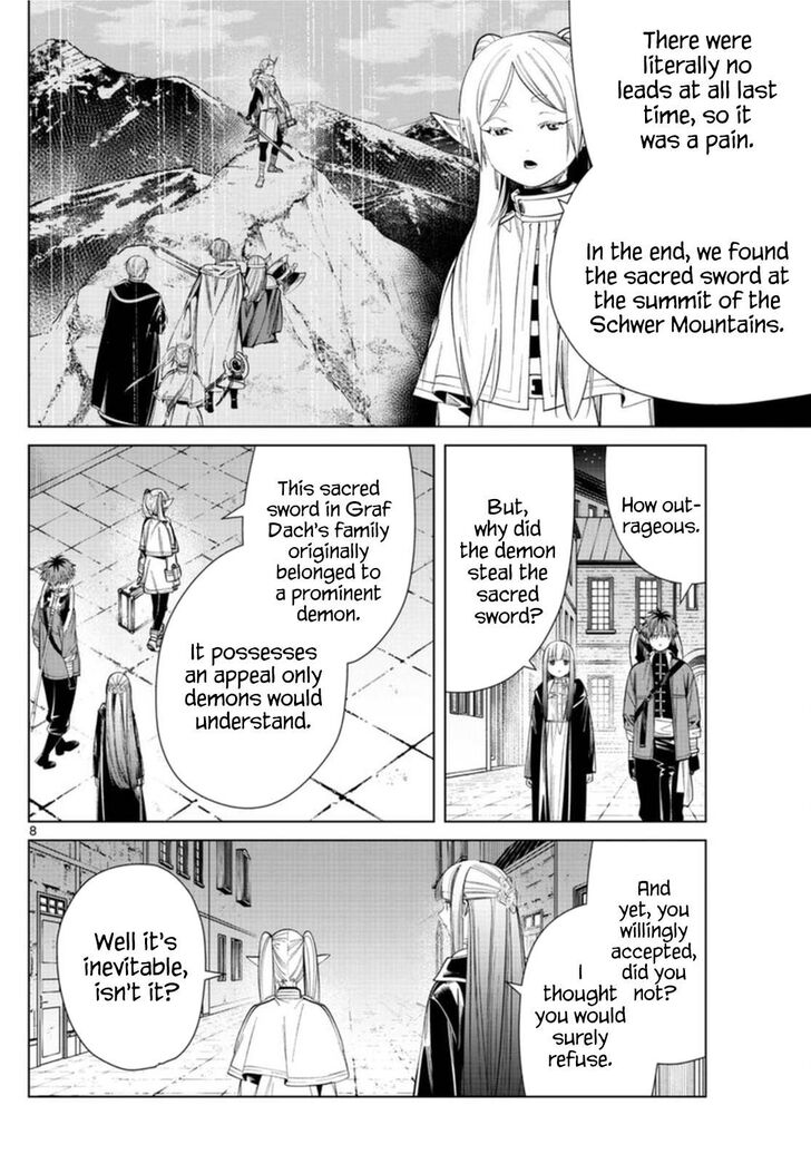 Sousou no Frieren Chapter 64 page 8 - Chapter 64: The Demon with a Sword