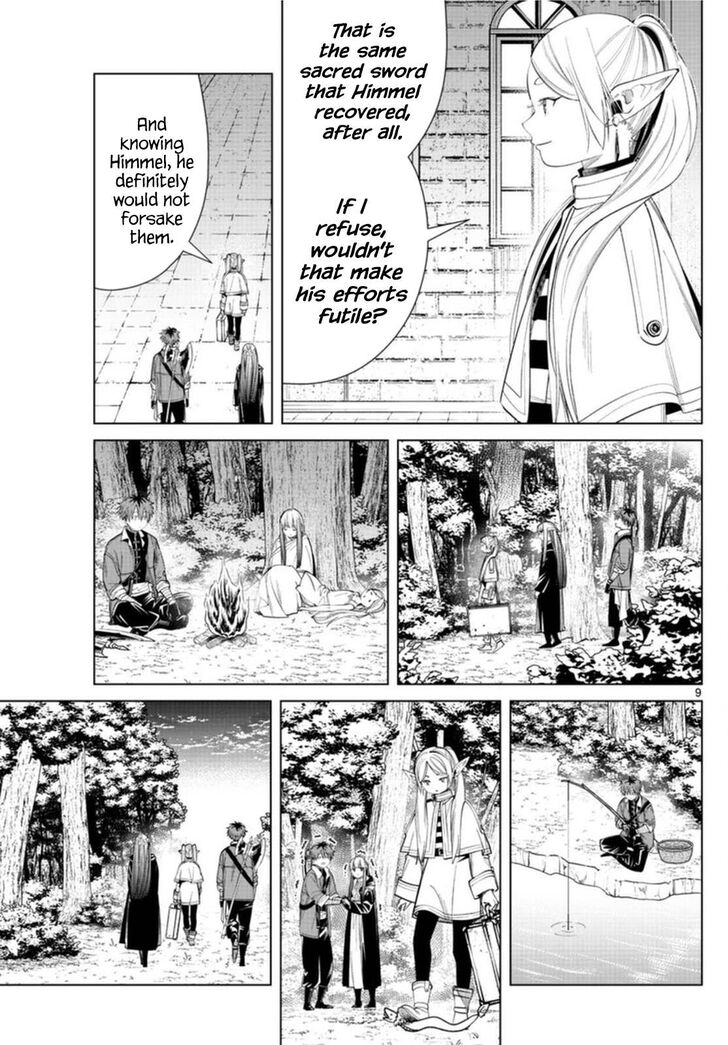 Sousou no Frieren Chapter 64 page 9 - Chapter 64: The Demon with a Sword