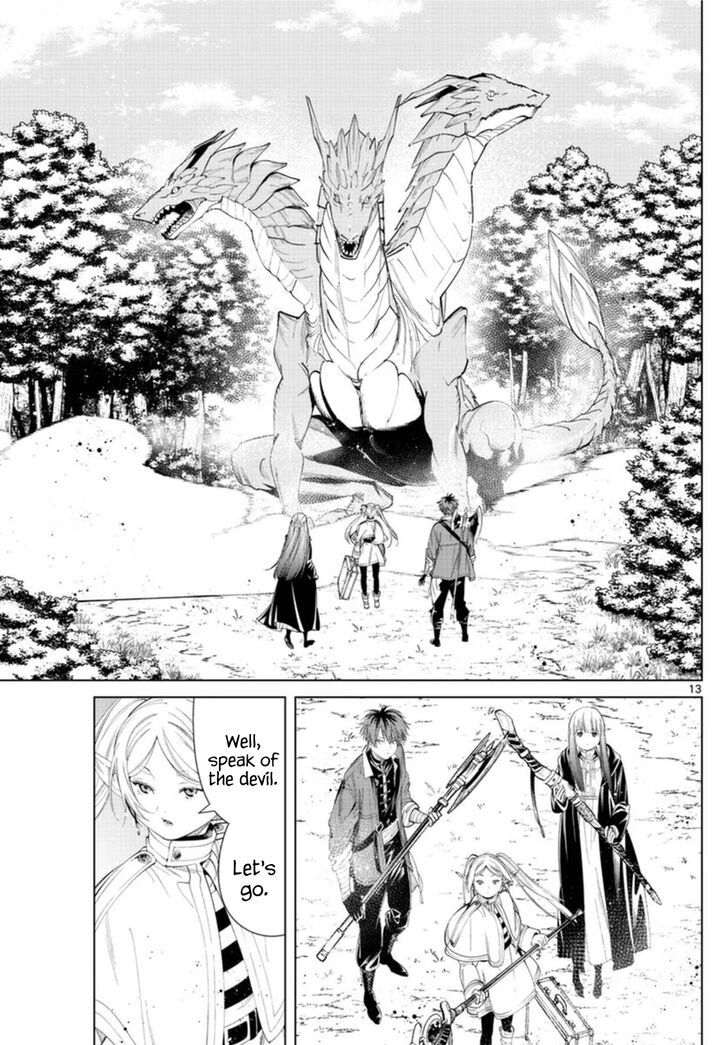 Sousou no Frieren Chapter 65 page 13 - Chapter 65: The Secret Hot Spring of the Etwas Mountains