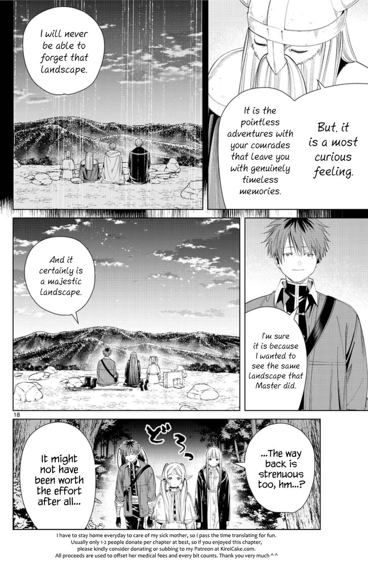 Sousou no Frieren Chapter 65 page 18 - Chapter 65: The Secret Hot Spring of the Etwas Mountains