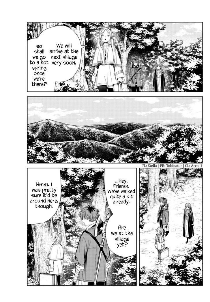 Sousou no Frieren Chapter 65 page 3 - Chapter 65: The Secret Hot Spring of the Etwas Mountains