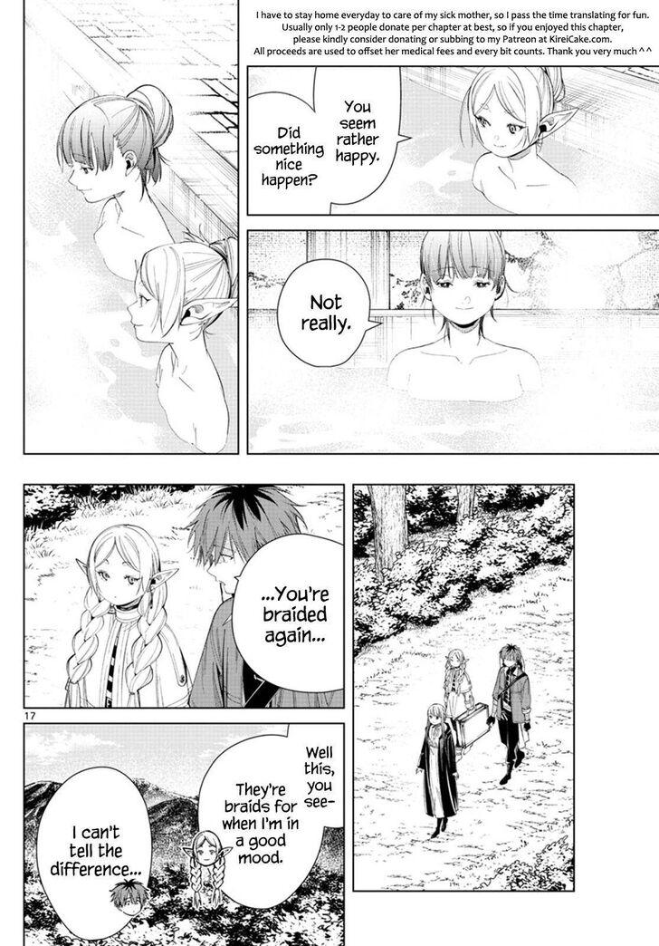 Sousou no Frieren Chapter 67 page 17 - Chapter 67: Peaceful Time