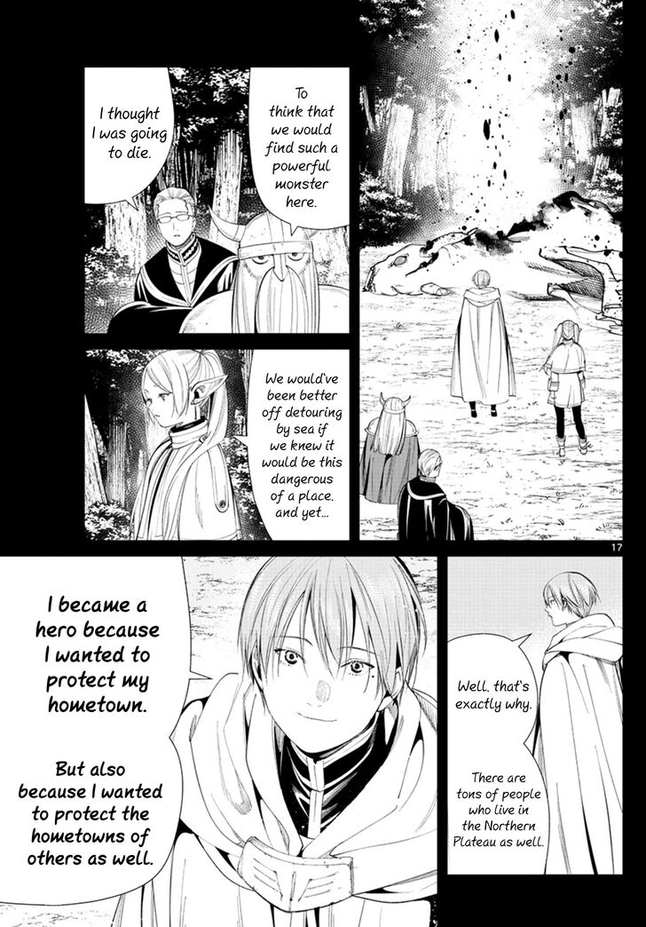 Sousou no Frieren Chapter 68 page 17 - Chapter 68: Northern Plateau