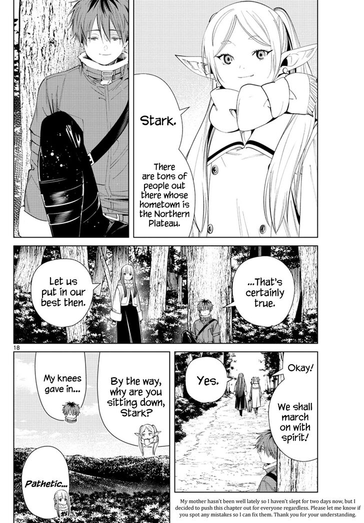 Sousou no Frieren Chapter 68 page 18 - Chapter 68: Northern Plateau