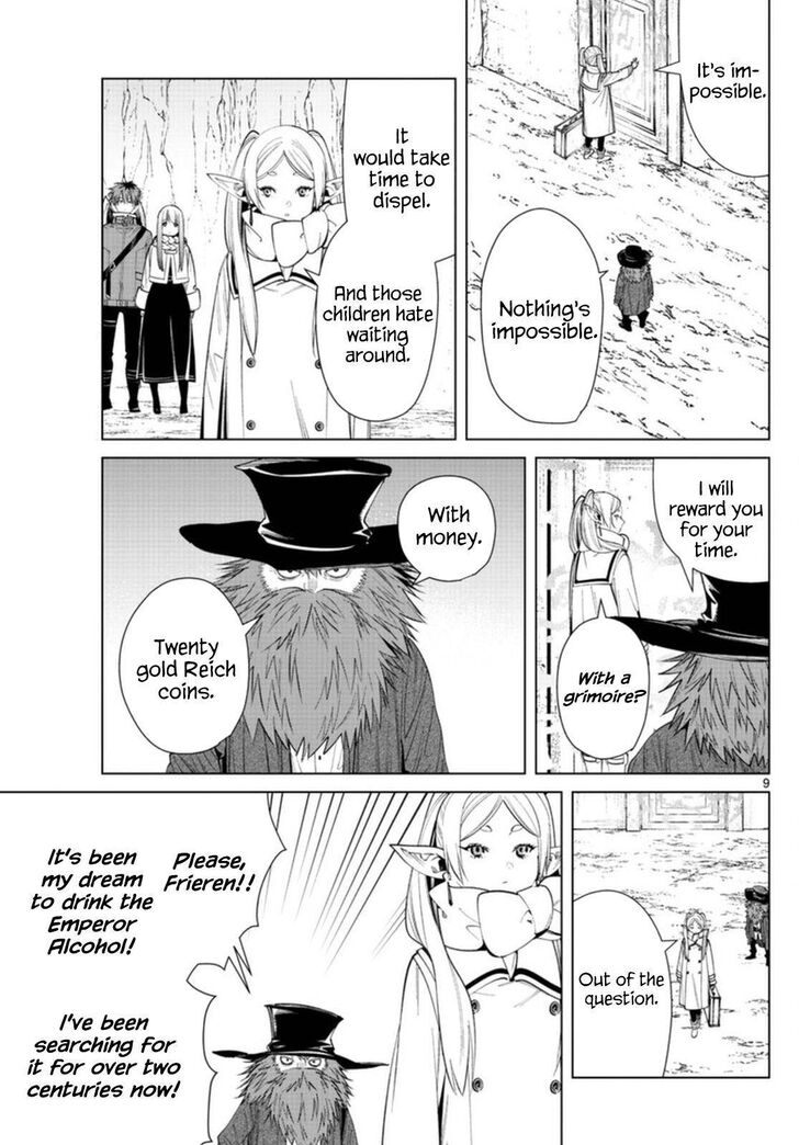 Sousou no Frieren Chapter 69 page 9 - Chapter 69: Boshaft—The Emperor's Spirit