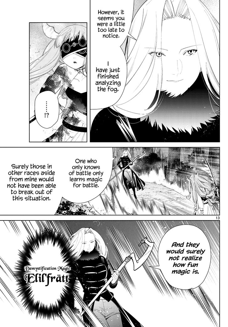 Sousou no Frieren Chapter 75 page 13 - Chapter 75: Erilfrachte-The Spell to Dispel Fog